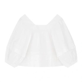 Skall Studio Alice Bluse, Optic White